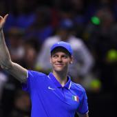 Jannik Sinner ist Italiens Aushängeschild. © APA/afp / JORGE GUERRERO