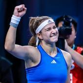 Karolina Muchova und Co. haben den Billie Jean King Cup gewonnen. © APA/afp / -