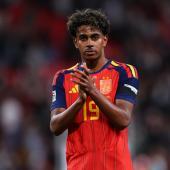Lamine Yamal führte Spanien zum Sieg. © ANSA / TOLGA AKMEN