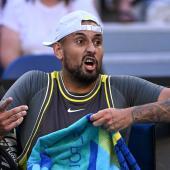 Nick Kyrgios wurde wegen Kokain gesperrt. © APA/afp / WILLIAM WEST