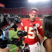 Patrick Mahomes spielte groß auf. © APA / JAMIE SQUIRE