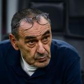 Angezählt: Maurizio Sarri steht in Bergamo unter Beobachtung. © APA/afp / PIERO CRUCIATTI