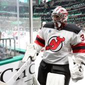 Connor Hellebuyck feierte ein berauschendes Debüt. © GETTY IMAGES NORTH AMERICA / RICHARD RODRIGUEZ