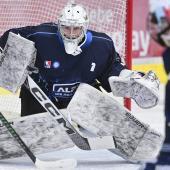 Damian Leitner wehrte in den letzten zwei Spielen 65 Schüsse ab und feierte zwei „Shutouts“. © Max Pattis