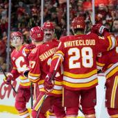 Die Calgary Flames fuhren einen unerwarteten Sieg ein. © APA / LEAH HENNEL