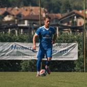 Ein Express, der nicht zu halten ist: Aaron Falkensteiner und der SSV Bruneck. © T. Debelyak