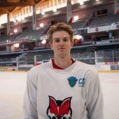 Eine positive Entdeckung beim HC Bozen: Noah Frick. © T. Debelyak