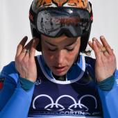 Federica Brignone wird den Saisonstart verpassen. © APA/afp / MARCO BERTORELLO