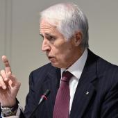 Giovanni Malagó wurde zum FIGC-Kommissar berufen. © ANSA / Riccardo Antimiani / Z72