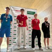 Gold für Sebastian Tataru (Mals), Silber für Ladurner Karl (Meran), Bronze für Francesco De Stefani (Mals) und für Colombo Gabriel (Bozen).