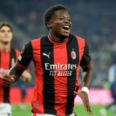 L'attaquant milanais de 19 ans, Alphadjo Cissé, a offert un moment fort de sa jeune carrière jeudi. © ANSA / MARTIN DIVISEK