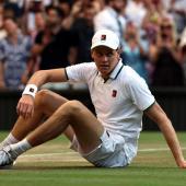 Seit seinem Sieg in Wimbledon bestritt Jannik Sinner kein Spiel mehr. © ANSA / NEIL HALL