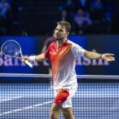 Stan Wawrinka verabschiedete sich von der Tennisbühne. © ANSA / GEORGIOS KEFALAS