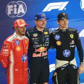 Starten von den ersten drei Plätzen: Lewis Hamilton, Max Verstappen und Charles Leclerc © ANSA / FAZRY ISMAIL