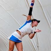 Verena Meliss von den Rungger Damen.