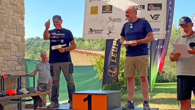 Markus Zadra (l.) climbed to the second highest podium.