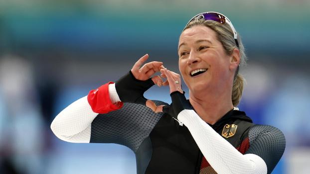 Claudia Pechstein beendet ihre Karriere. © ANSA / ROMAN PILIPEY