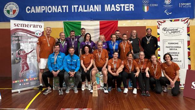 All South Tyrolean participants of the Badminton Master-IM 2025 in Sicily.