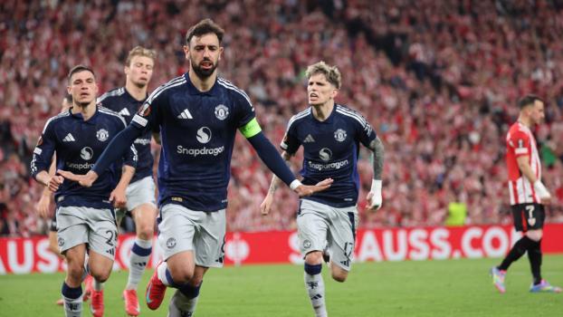 Bruno Fernandes scored two goals. © ANSA / LUIS TEJIDO