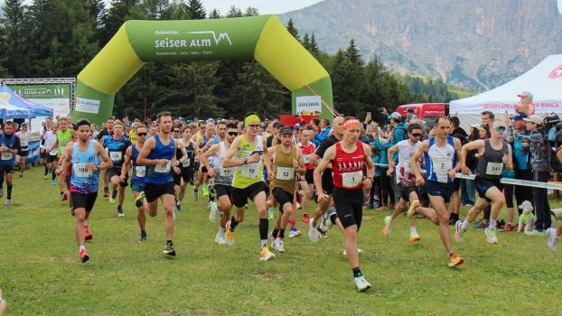 Around 900 participants gathered on the Seiser Alm on Sunday. © Sportissimus
