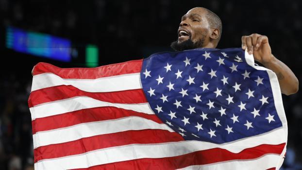 Kevin Durant a réalisé un transfert record en NBA. © ANSA / CAROLINE BREHMAN