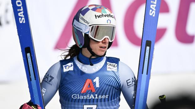 Marta Bassino geht neue Wege. © AFP / JOE KLAMAR