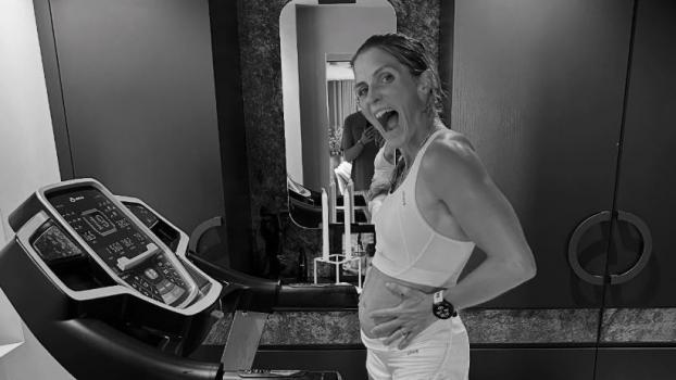 Therese Johaug announced the baby news with this photo. © johaugtherese