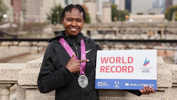 Ruth Chepngetich has been taken out of circulation. © APA / MICHAEL REAVES