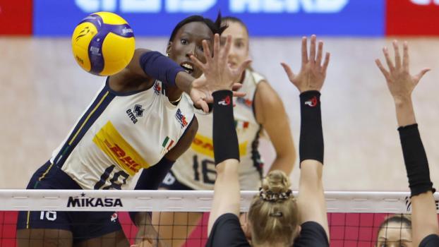 Italy, led by superstar Paola Egonu, gave Germany no chance. © ANSA / RUNGROJ YONGRIT