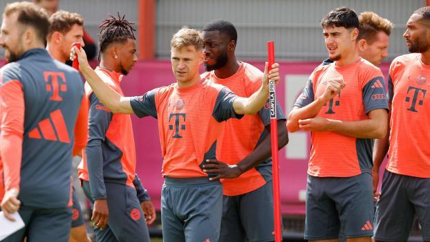 Joshua Kimmich takes the debate about his position on the field in stride. © APA/afp / ALEXANDRA BEIER