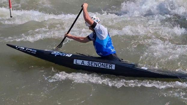 Lars Senoner performed strongly in Bratislava.