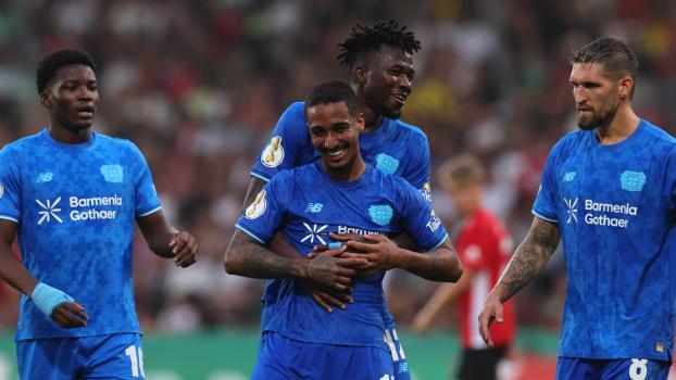 Leverkusen didn't let anything slip. © ANSA / ANNA SZILAGYI