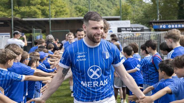 Manuel Brusco, top scorer for FC Obermais. © Andrea Giacomelli