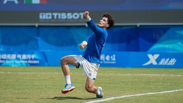 Philipp Deutsch suffered a narrow defeat with the Azzurri.