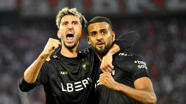 VfB Stuttgart defeated Cologne. © APA/afp / INA FASSBENDER