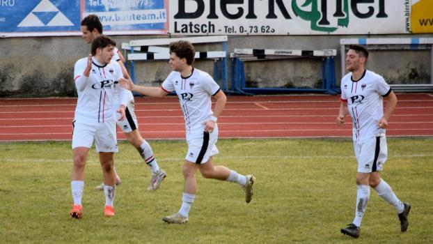 Latsch celebrated a furious victory over Gargazon. © Sarah Mitterer