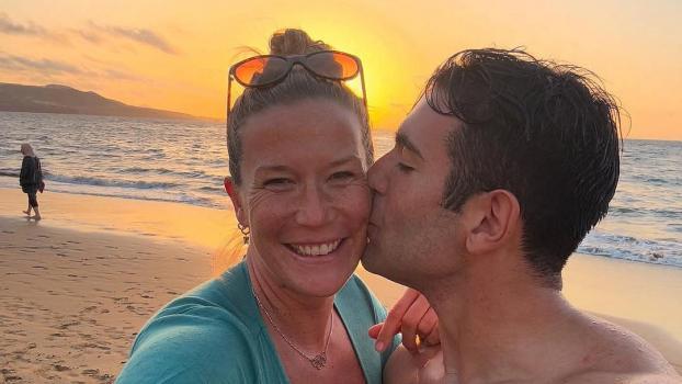 Laura Letrari and her son Gianmarco are now proud parents. © Instagram