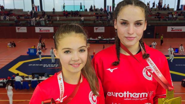 Maya Wenin and Nina Sparer in St. Gallen.
