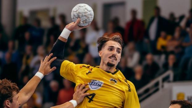 Mikael Helmersson, handball ace from South Tyrol. © HSC Coburg/Svenja Sommer