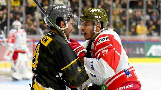 Le premier derby de la saison entre le HC Pustertal et le HC Bozen a comblé toutes les attentes. © HCP/I. Foppa