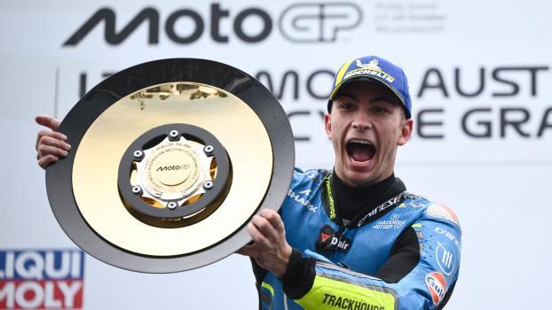 La joie de Raúl Fernandez était sans bornes. © ANSA / JOEL CARRETT