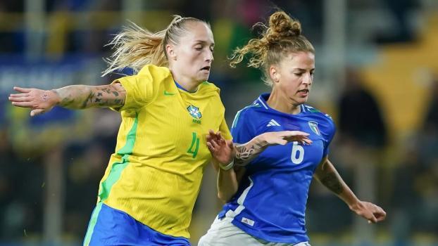 The Italian national team suffered a defeat against Brazil. © FIGC