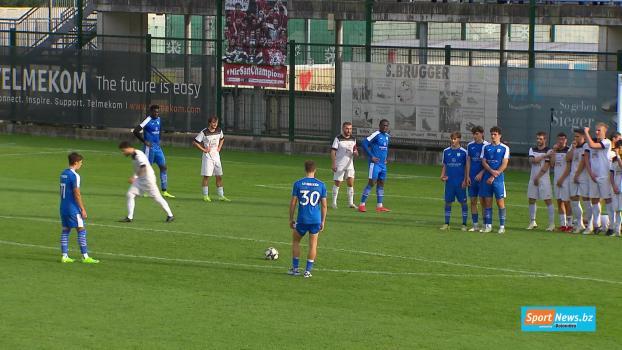 Former St. Georgen player Juri Volgger scored on Sunday at his former home ground – with a stunning free kick. St. Georgen and Brixen ultimately drew 2-2. Also included are the highlights of the matches between Val Gardena and Tramin (2-1) and Gargazon and Gitschberg Jochtal (0-1). © stol