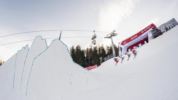In Innichen wird es auch heuer den Skicross-Weltcup geben. © TV Innichen