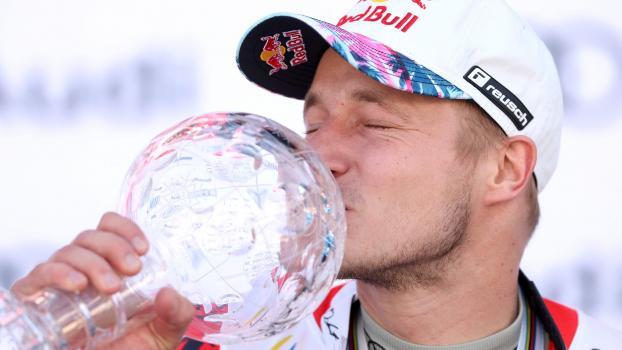 Marco Odermatt has been winning one crystal ball after another for years. © APA / SEAN M. HAFFEY