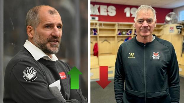 Les équipes promues et reléguées cette semaine. © HC Bozen / HC Pustertal / I. Foppa