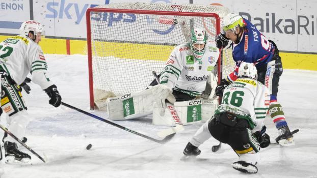 Kevin Fink (right) and the Ritten Buam suffered another home defeat. © Max Pattis