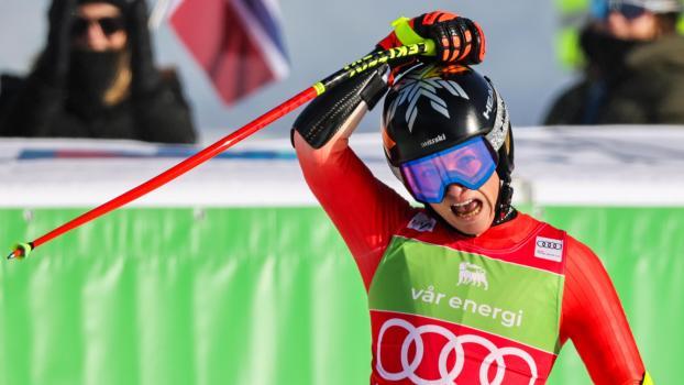 Lara Gut-Behrami has suffered a serious injury. © ANSA / Geir Olsen