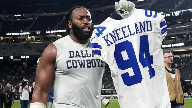 Osa Odighizuwa von den Dallas Stars gedachte seinem verstorbenem Teamkollegen. © APA / CANDICE WARD