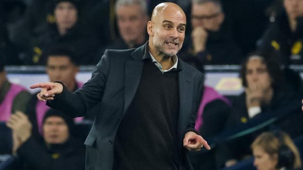 Pep Guardiola steht vor seinem 1.000 Spiel als Trainer. © ANSA / ADAM VAUGHAN